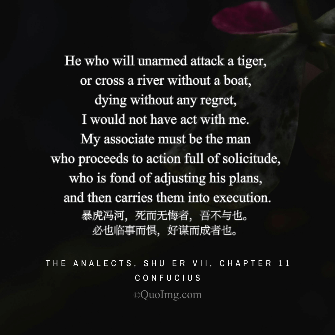 The Prudent Warrior: Confucius on the Man Who Plans and Achieves