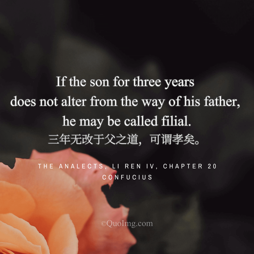 Confucius on the Paradox of Progress: Why Filial Piety Sometimes Means Not Changing
