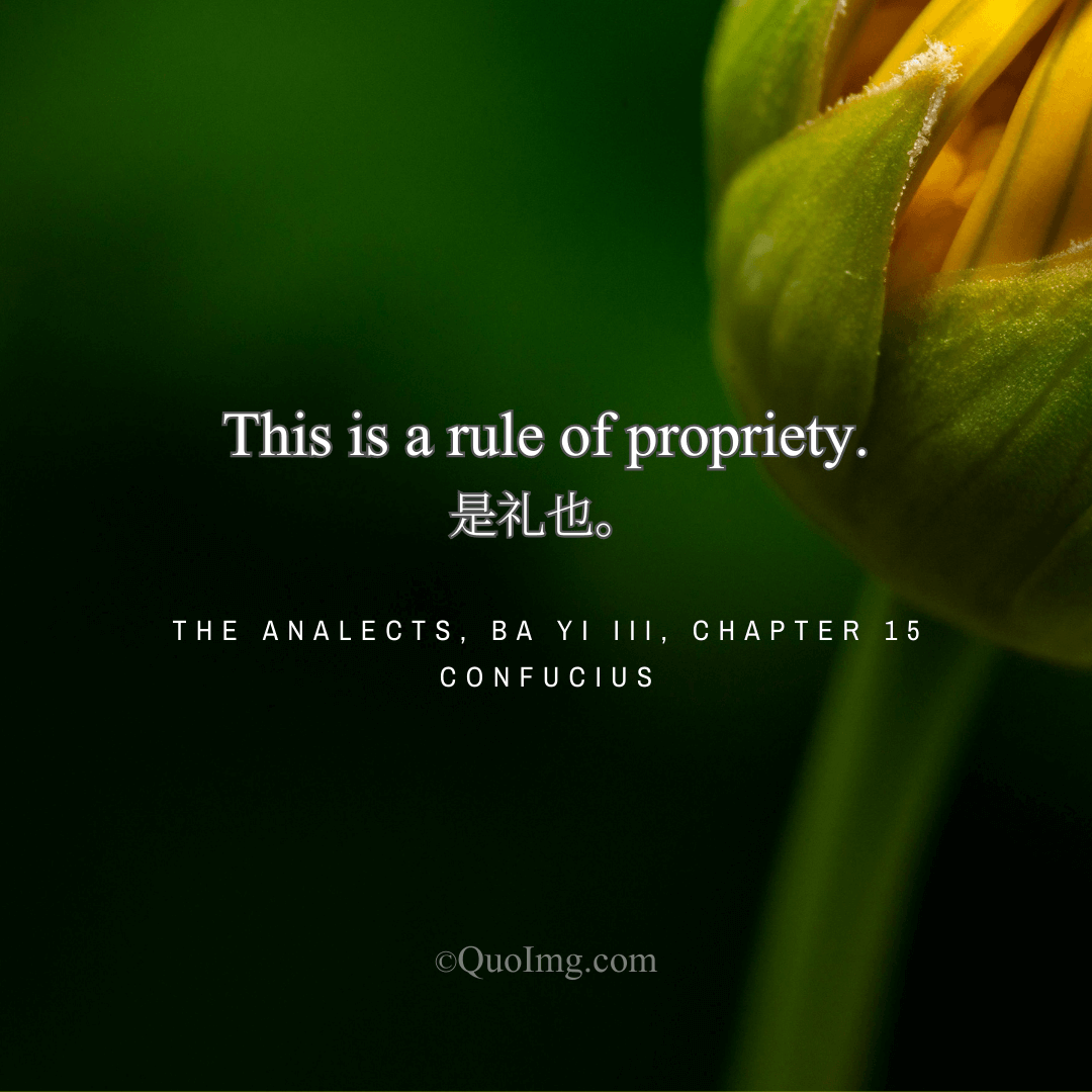 According to Confucius, Asking Questions Is Itself an Act of Propriety​