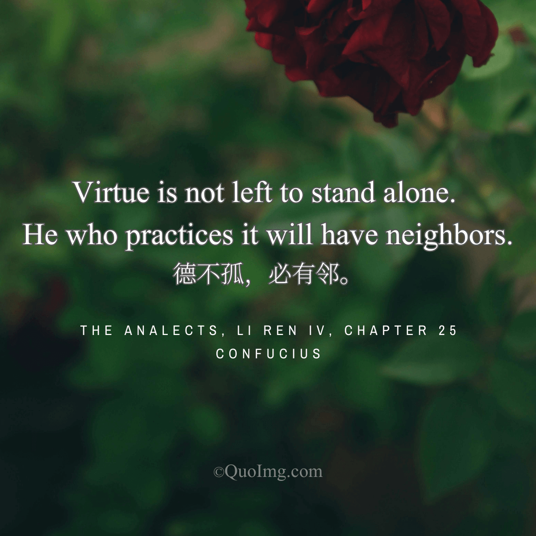 Confucius on the Paradox of Virtue: Why the Right Path Is Never Lonely​