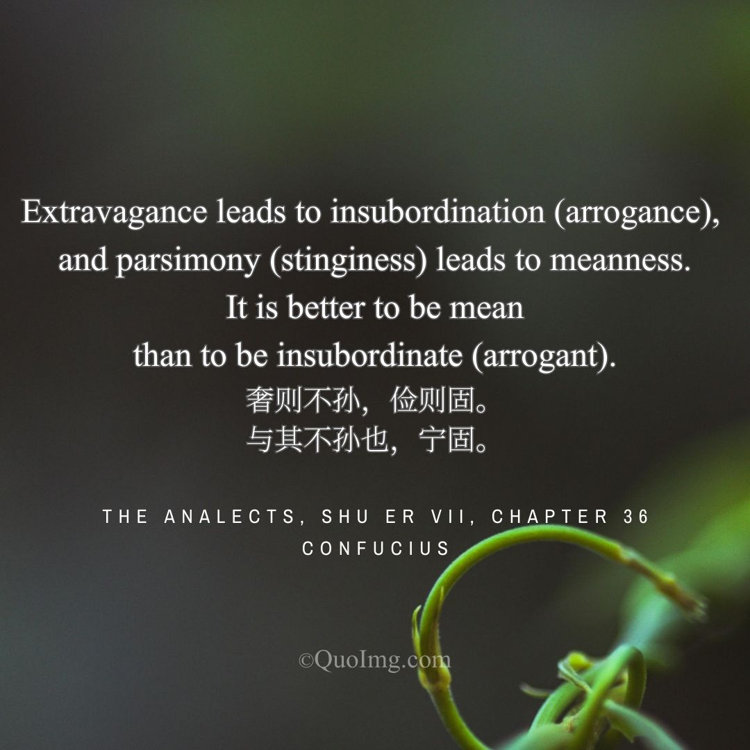 Extravagance or Parsimony? The Lesser of Two Evils