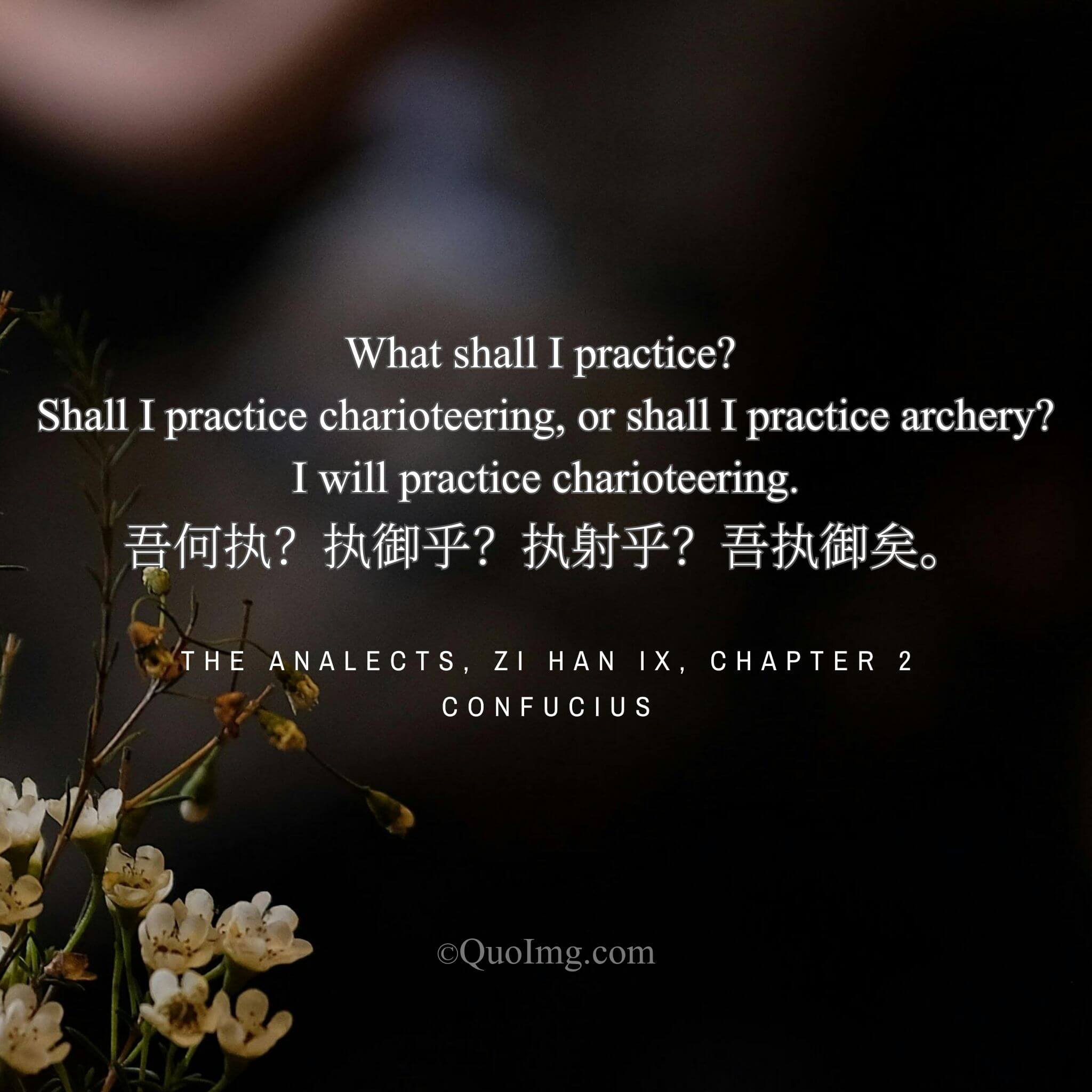 The Master’s Choice: Preferring the Driver’s Seat to the Archer’s Bow