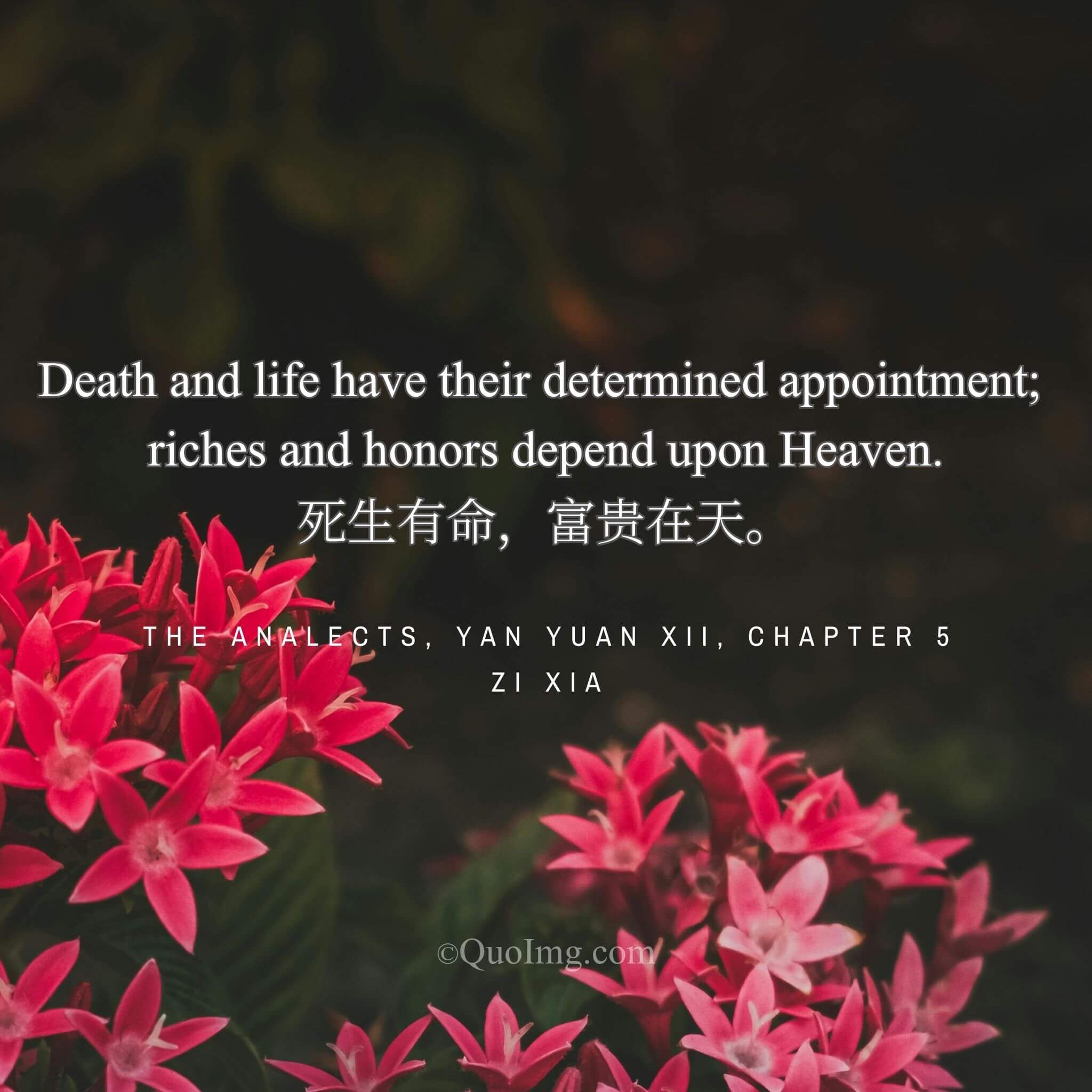 The Boundaries of Fate: “Life and Death Are Decreed; Wealth and Honor Lie with Heaven”