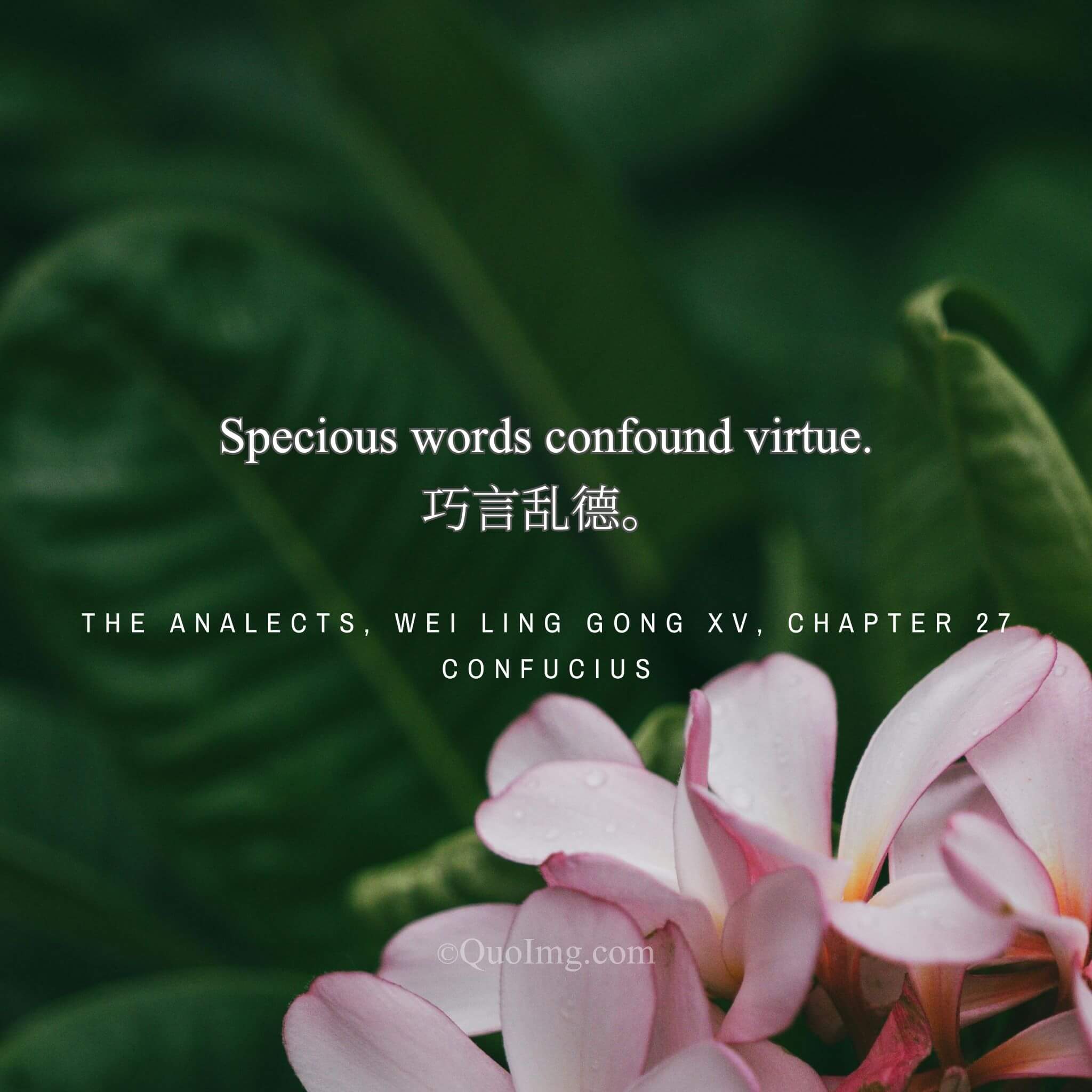 The Corrosion of Eloquence: Confucius on Why ‘Fine Words’ Undermine Virtue